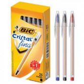 Caneta Bic Cristal Fina