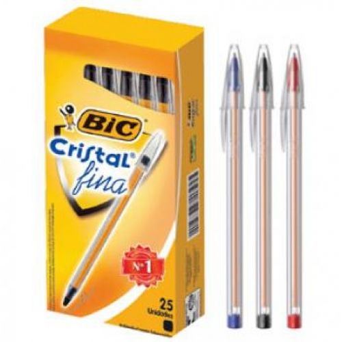 Caneta Bic Cristal Fina
