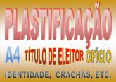 Plastificação Doc. Tamanho A4