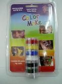 Kit Pintura para Rosto 6 cores + Pincel Color Make